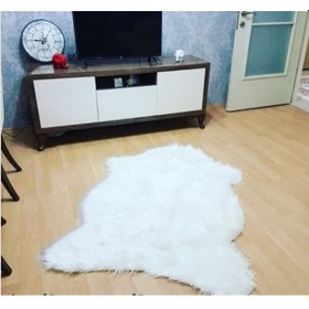 Resim Halıportalı Doğuş Beyaz Kuzu Post Peluş Halı A Post Beyaz (461069054) 
