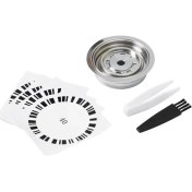 Resim Vertuoline Vertuo Next Pop Makinesi Için 40 ml Yeniden Kullanılabilir Kapsül Adaptörü Nespresso Kahve Kapsül Pod'larıyla Uyumlu (Yurt Dışından) 