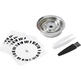 Resim Vertuoline Vertuo Next Pop Makinesi Için 40 ml Yeniden Kullanılabilir Kapsül Adaptörü Nespresso Kahve Kapsül Pod'larıyla Uyumlu (Yurt Dışından) 