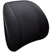Resim Mufunye Araba Koltuğu Bel Destek Yastığı Siyah Hafızalı Köpük Alt Sırt Yastığı Bel Ve Kalça Ağrısı Giderici 