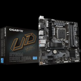 Resim Gıgabyte B760M DS3H, Rev.1.0, 4xddr4, 2xm.2, 2xdp, Hdmı, Vga, 12-13-14.nesil, LGA1700 Soket, Anakart 