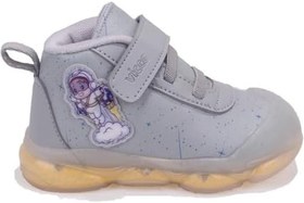 Resim Vicco Geminis 946E25K447 Gri Ortopedik Işıklı Erkek Bebe Spor Bot 
