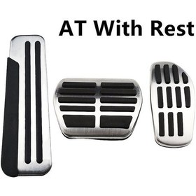 Resim Araba Pedalları Renault Captur Koleos Kadjar Duster Scenic Espace Samung Qm6 2016-2021 Gaz Fren İstirahat Pedalı Kapağı Aksesuarları At With Rest 