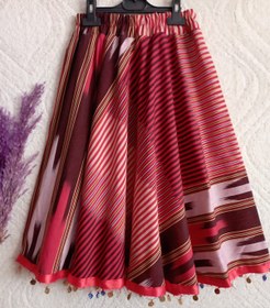 Resim KADIN KEŞAN KUMAŞ KLOŞ ETEK-6117 