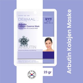 Resim Dermal Beyazlatıcı Nemlendirici ve Arındırıcı Arbutin Kolajen Maske 23 gr 