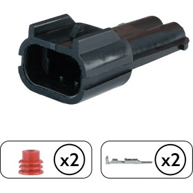 Resim Aptiv (Delphi) Fan Müşür Soketi Dişi 2 Pin Kablosuz 
