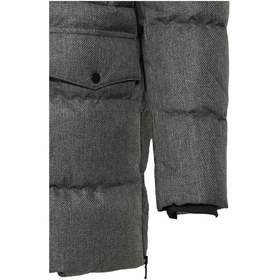Resim Erkek Gri Kapüşon'Lu Termo Dolumlu Su Ve Rüzgar Itici Slim Fit Mont Ncs Jeans 4991-Gri 