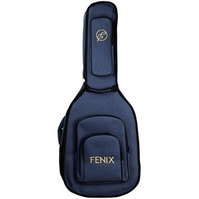 Resim Fenix Lux Akustik Gitar Gigbag (Mavi) 