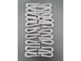 Resim Işitme Cihazı Hortumu (100 Adet, Orta-Standart Olan Kıvrılmış Hortum) 