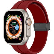 Resim Talazan Watch Ultra 49mm Uyumlu Krd-84 Uyumlu Kordon-derin Mor 