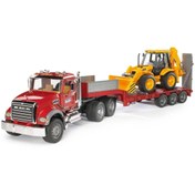Resim NW NessiWorld Bruder Mack Granite Jcb Taşıyan Tır BR02813 