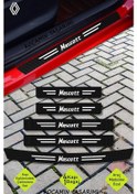 Resim Renault Mascott Çiziklere Karşı Dayanıklı Karbon Kapı Bagaj Koruma Seti Sticker Folyo Mascott Yazılı 