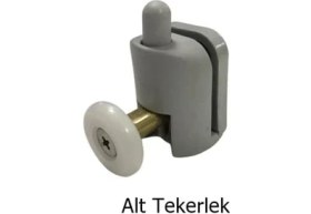 Resim Duşakabin Tekerleği Cam Kabin Tekeri Rulman Plastik 8 Li Set Teker Çapı 22 mm 