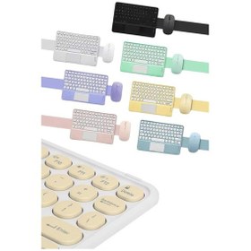 Resim Bluetooth Touchpad Klavye 10.9 Inch Kablosuz Wifi Q Klavye Slim 