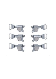 Resim Valencia Emh7004crr3l3 Elektro Gitar Burgusu 3+3 Krom Les Paul Tipi - Yağlı Sistem - Vidalı 