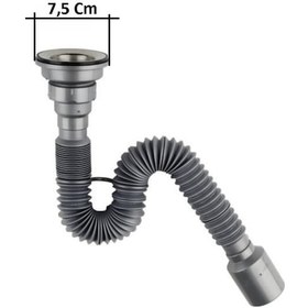 Resim Lavabo Sifonu Lüks Körüklü Evye.Lavabo Sifonu Donau 50 Mm 