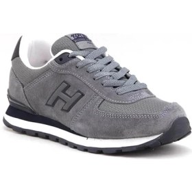 Resim Hammer Jack 19250 Peru Gri Renk Nubuk Deri Erkek Sneaker 