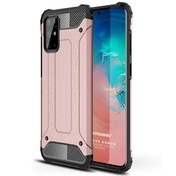 Resim Samsung Galaxy S20 Plus Kılıf Rugged Armor Rose Gold Microsonic
