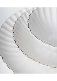 Resim Maxx Doria Parthenon Gold 12 Kişilik 58 Parça Yemek Takımı Pa2068 Beyaz - Gold 