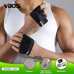 Resim 1 Çift Üniseks Hafif Dört Parmak Egzersiz Eldiveni - Fitness, Ağırlık Kaldırma ve Antrenman İçin 