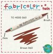 Resim Zig Fabricolor Twin Çift Uçlu Kumaş Boyama Kalemi Brown 7696679078584 