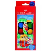 Resim Faber-Castell Sulu Boya Küçük Boy 12 Renk Fırça Hediyeli 5292 125011 