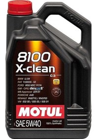 Resim Motul 8100 X-Clean C3 SAE 5W-40 Motor Yağı 4 L 