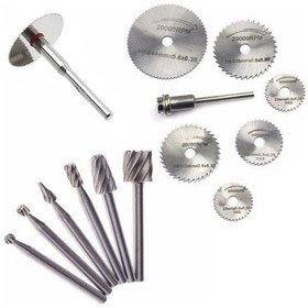 Resim Kesme Diski Oyma Aşındırma Freze Set ve İnce Kesim Disk. 