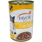 Resim Favor Tavuk Etli Köpek Konservesi 400 Gr 