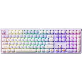 Resim Akko x MonsGeek Magic Lop Bunny RGB Kablosuz Hotswap Mekanik Oyuncu Klavye 