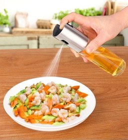 Resim Sprey Cam Şişe Zeytinyağı Sirke Yağ Püskürtücü Yağdanlık 100 ML 