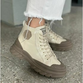 Resim Bags Shoes Guja 24K311-4 Kadın Kaymaz Taban Spor Rugan Bot 
