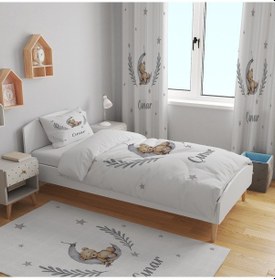 Resim İsimli Ay Ve Ayıcık Çocuk Nevresim Takımı 