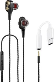 Resim 2023 Hot Beats 3D Hifi 4 Hoparlörlü Xiaomi Poco X2 Type-C to 3.5mm Jack Dönüştürücü kablo Mi 