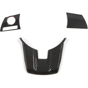 Resim Passing Araba Karbon Fiber Abs Direksiyon Topuzu Kapak Trim Mitsubishi Xpander 2022 2023 Için Fit (Yurt Dışından) 