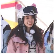 Resim Kayak Kask Dekorasyon Tavşan Kulakları Kış Kayak Elektrikli Otomobil Motosiklet Binicilik Kask Dekorasyon Pembe Kuzu Kulakları Kask Olmadan 