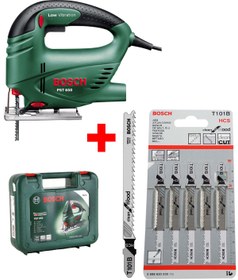 Resim Bosch Pst 650 Dekupaj Testere Makinası Dekopaj + 5 Adet T101b Ahşap Testere Dekupaj Bıçağı Clean Cut 