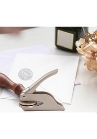 Resim Soğuk Mühür Kabartma Damga Çelik Baskı Presi Desenli Champagne Karışık 