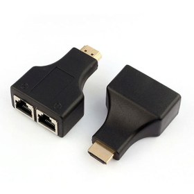 Resim Hdmi Uzatma 30 M Hdmi Extender Rj45 Cat5 Cat6 Hdmi Ekleme Uzatma 