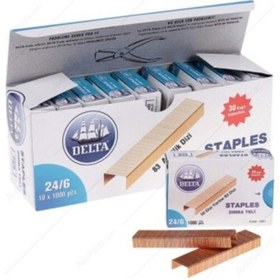 Resim Delta 1551 24/6 Zımba Teli Sarı 10 x 1000 