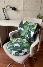 Resim Amazon Visco Bel Yastığı ve Visco Oturma Minderi 2'li Set Gri - Amazon 