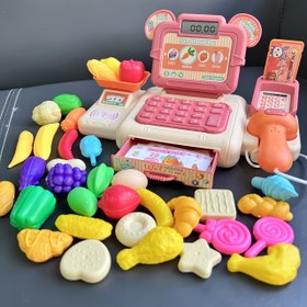 Resim Çocuklar için Süpermarket Simülasyon Kasası Oyuncak Seti - Dayanıklı Plastik İnteraktif Market Rol Yapma Oyuncağı, Erkek ve Kız Çocuklar için Tatil Hediyesi/Noel Hediyesi Olarak Uygun, Rol Yapma Aksesuarı, Eğlenceli Tasarım, Sağlam Yapı, Güvenli Malzeme, Hediye, Çocuk Oyuncağı, Büyük Para Kasası Oyuncağı, Çocuklar için Para Kasası Oyuncağı, Çocuklar için Geliştirici Oyuncaklar, Kız Çocuk Oyuncak, Çocuk Oyuncakları 