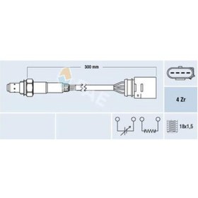 Resim Fae M0308 LAMBDA SENSÖRÜ VAG PO FAB1 IBIZA3 01- FAE-77435 