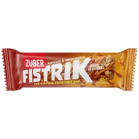 Resim ZÜBER Fıstrık Yer Fıstıklı Kuruyemiş Bar 30g 