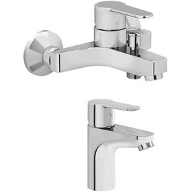 Resim Artema Win S A41177 - A42676 Lavabo Musluk + Banyo Batarya Seti 