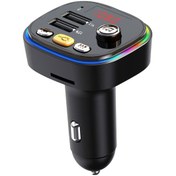 Resim Yaleker Araç Bluetooth Fm Vericili Çift Usb Şarjlı Mp3 Çalar - Siyah 