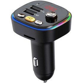 Resim Yaleker Araç Bluetooth Fm Vericili Çift Usb Şarjlı Mp3 Çalar - Siyah 