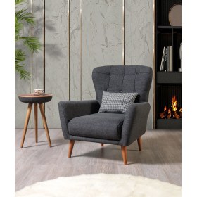 Resim Retro Berjer Antrasit 