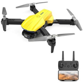 Resim Samdoo S9 İki Kamera 480p Engelle Kaçınan Drone: Sarı, Tek Batarya, Başsız Mod, Tek Tuş Kalkış/iniş, 360 Yuvarlanma, Otomatik Dönüş 