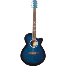 Resim Gitar Akustik Extreme Sahne Gitarı (XAC45EQ4BLS) 